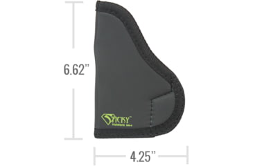 Image of Sticky Holsters MD-4 Holster, Glock 43, S&amp;W Shield, SAI XDS, Walt. PPS, Moss Mc1, Ambidextrous, Black, Medium, MD-4