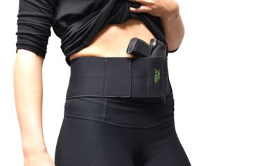 Image of Sticky Holsters Sticky Belly Band Holster, Black, Small, 24-34 in, SBB Sml 24-34