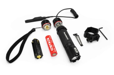 Image of STKR Concepts BAMFF Tactical Mounted Light w/Switch, 18650 Rechargeable Lithium, 1000 Lumens, Black, 00120, EDEMO3