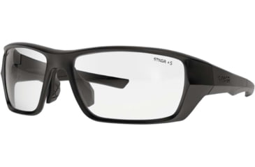 Image of STNGR Alpine Ballistic Sunglasses, Matte Black/Clear, Medium/Large, T5-24XN-DH9S