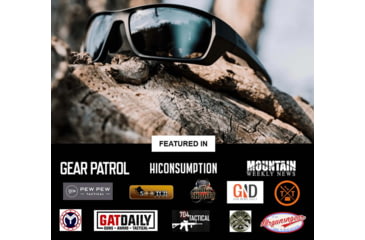 Image of STNGR Alpine Ballistic Sunglasses, Matte Black/Smoke, Medium/Large, AB-RHXL-VD4N