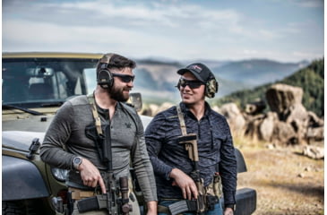 Image of STNGR Hi-Speed Ballistic Sunglasses, Matte Black/Smoke, Medium/Large, XF-VEYJ-IIDL