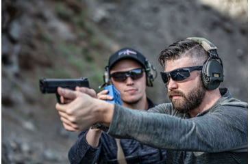 Image of STNGR Hi-Speed Ballistic Sunglasses, Matte Black/Smoke, Medium/Large, XF-VEYJ-IIDL