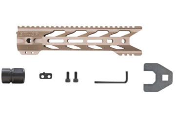 Image of STNGR HWK M-Lok Free Float Handguard, AR15/M4, 10in, Cerakote, Magpul FDE, 10HM-FDE