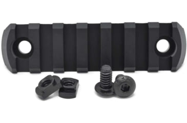 Image of STNGR M-Lok 7 Slot Picatinny Rail Section, Black, S6-KLY1-FKMR
