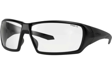 Image of STNGR Ridge Ballistic Sunglasses, Matte Black/Clear, Large/Extra Large, PV-HD7U-M9WB