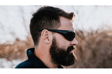 Image of STNGR Ridge Ballistic Sunglasses, Matte Black/Smoke, Large/Extra Large, LC-43O4-RW0G