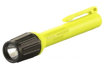 Image of Streamlight 2AAA ProPolymer HAZ-LO Ultra Compact LED 60 Lumens Flashlight, Clam, Yellow, 66500