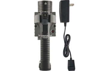 Image of Streamlight Stinger 2020 S Rechargeable Lithium Ion 2000 Lumen LED Flashlight w/120V AC/12V DC Holder Charger, Black, 78202