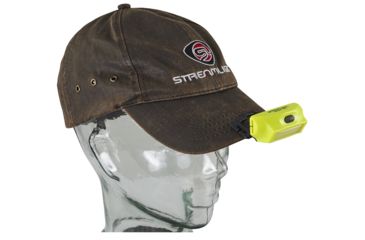 Image of Streamlight Bandit Pro Headlamp, 180 Lumen Chip On Board Led, Usb Cord, 61701 - Hat Clip, Elastic Headstrap, Yellow, 61710