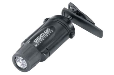 Image of Streamlight Clipmate White LED Flashlight, headband, battery - Black