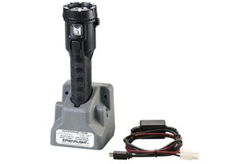 Image of Streamlight Dualie Rechargeable Flashlight 120V/100V AC, Box, Black 68733