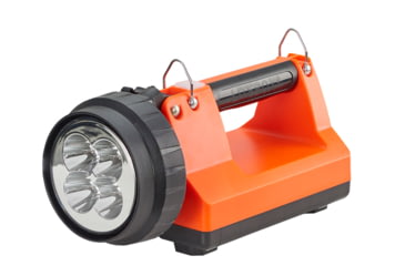 Image of Streamlight E-Spot LiteBox 1500 Lumens Rechargeable Lantern Standard System, 120V AC/12V DC, Shoulder Strap &amp; Mounting Rack, Orange, 45851