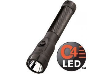Image of Streamlight PolyStinger LED Flashlight Fast Charge PiggyBack with DC Fast Charger - PiggyBack Holder - Black - 76134