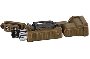 Image of Streamlight Sidewinder Boot 2 x AA LED Military Flashlight, 7 - 55 Lumens, Coyote, 14975
