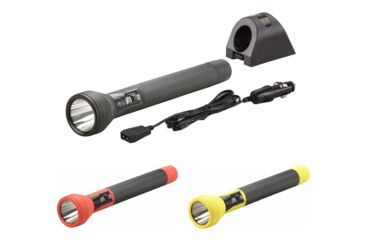 Image of Streamlight SL-20LP Full Size Rechargeable LED Flashlight, Black, Orange, Yellow