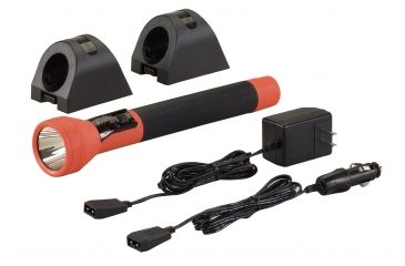 Image of Streamlight SL-20LP Full Size Rechargeable LED Flashlight with NiMH 120V AC/DC 2 Sleeves, Orange 25313