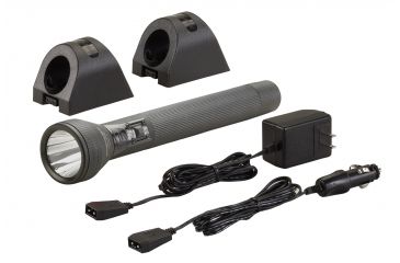 Image of Streamlight SL-20LP Full Size Rechargeable LED Flashlight with NiMH120V AC/DC 2 Sleeves, Black 25303