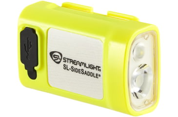 Image of Streamlight SL-SideSaddle USB Hat Light, Yellow, 61637