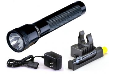 Image of Streamlight Stinger XT Rechargeable Flashlight with AC Steady Charger - PiggyBack Holder