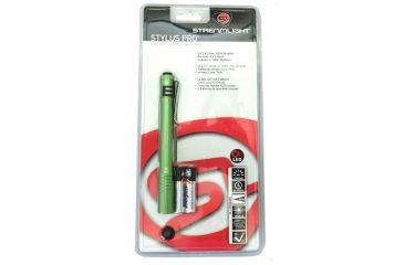 Image of Streamlight Stylus Pro Penlight, White LED, Lime Green, 66129