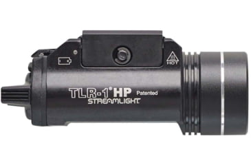 Image of Streamlight TLR-1 HP 1000 Lumens High-Candela Rail-Mounted Strobing LED Tactical Light, CR123A, Black, 59150