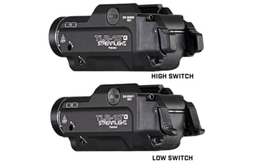 Image of Streamlight TLR-10 G LED Tactical Weapon Light w/Green Laser &amp; Rear Switch Options, CR123A, White, 1000 Lumens, Black, 69473