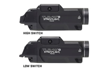 Image of Streamlight TLR-10 G LED Tactical Weapon Light w/Green Laser &amp; Rear Switch Options, CR123A, White, 1000 Lumens, Black, 69473