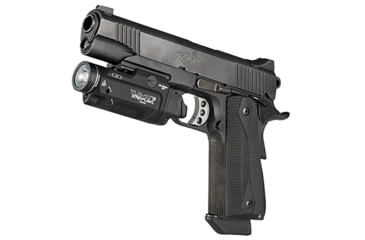 Image of Streamlight TLR-10 G LED Tactical Weapon Light w/Green Laser &amp; Rear Switch Options, CR123A, White, 1000 Lumens, Black, 69473