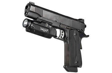 Image of Streamlight TLR-10 G LED Tactical Weapon Light w/Green Laser &amp; Rear Switch Options, CR123A, White, 1000 Lumens, Black, 69473