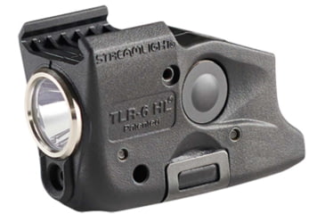Image of Streamlight TLR-6 HL Rechargeable Light/Laser System Weapon Light, Glock Railed Models, Red, Black, 69343