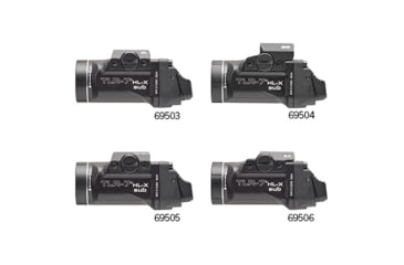 Image of Streamlight TLR-7 HL-X Sub USB Multi-Fuel, High-Lumen, Rail-Mounted Light, Springfield Armory Hellcat, Heckler Koch CC9, Black, 69506