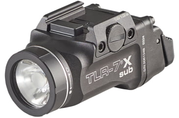 Image of Streamlight TLR-7 X sub USB 500 Lumens Weapon Light, CR123A, Black, 1913 Short, 69407