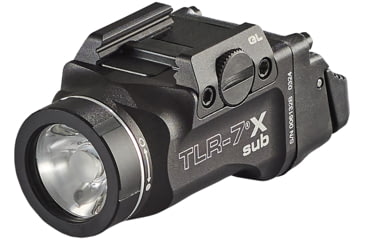 Image of Streamlight TLR-7 X sub USB 500 Lumens Weapon Light, CR123A, Black, Springfield Armory Hellcat, 69408
