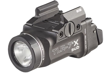 Image of Streamlight TLR-7 X sub USB 500 Lumens Weapon Light, CR123A, Black, Sig Sauer P365/XL Closed Rail Systems, 69406