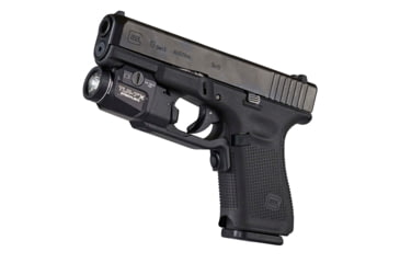 Image of Streamlight TLR-7X Contour Remote Weapon Light, 500 Lumens, Most Glocks Gen 4/5, w/ Mounting Key, CR123A, Black, 69428