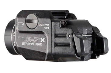 Image of Streamlight TLR-7X Weapon Light, 500 Lumens, High Switch, CR123A Lithium Battery, Key Kit, 69423