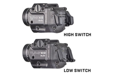 Image of Streamlight TLR-8 G Sub For Glock 43X/48 MOS LED Weapon Light w/ Green Laser, CR123A Lithium, White, 500 Lumens, Black, 69431