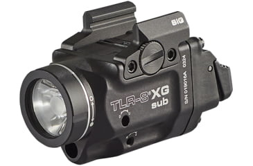Image of Streamlight TLR-8 G Sub For SIG P365/XL LED Weapon Light w/ Green Laser, CR123A Lithium, White, 500 Lumens, Black, 69437