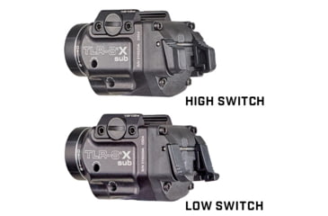 Image of Streamlight TLR-8 Sub For SIG P365/XL LED Weapon Light w/ Red Laser, CR123A Lithium, White, 500 Lumens, Black, 69417