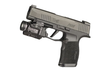 Image of Streamlight TLR-8 Sub For SIG P365/XL LED Weapon Light w/ Red Laser, CR123A Lithium, White, 500 Lumens, Black, 69417