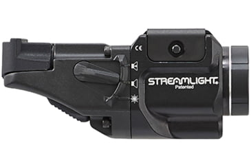 Image of Streamlight TLR RM 1 Rail Mounted LED Tactical Lighting System w/Green Laser, CR123A, White, 500 Lumens, Black, 69443