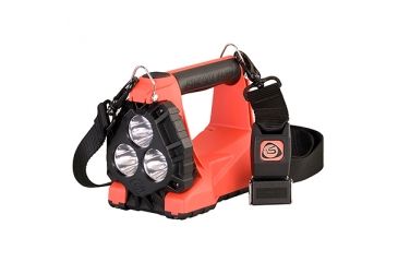 Image of Streamlight Vulcan 180 LED Firefighting Lantern Vehicle Mount System 12V  DC Direct Wire Rack, Div 2, Orange 44315