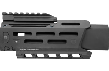 Image of Strike Industries Aluminum Handguard for CZ Scorpion 3+ Pistol, Black, SI-CEVO-3PLUS-PHG-BK