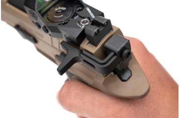 Image of Strike Industries Ambidextrous Side Charging Handle for Sig Sauer P320, Black, SI-P320-CH