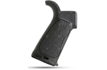 Image of Strike Industries AR Overmolded Enhanced Pistol Grip, 25 Degree, SI-AR-OMPG-25, Black, One Size, SI-AR-OMPG-25