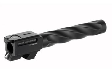 Image of Strike Industries Glock 17 Gen 1-4 9mm Non-Threaded Pistol Barrel, 416R Steel, Nitride, Black, One Size, SI-G-BARREL-17