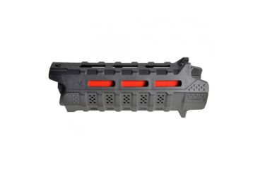Image of Strike Industries Carbine Length Handguard with Heat Shield, Red, SI-STRIKE-HG-CBK-RED