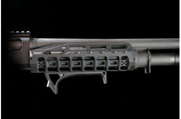 Image of Strike Industries Hayl Rail MLOK Handguard for Benelli M4, Black, SI-BM4-HAYL-RAIL-BK