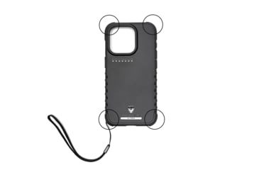 Image of Strike Industries iPhone 15 Pro Case w/MagSafe, Black, SI-FPC-I15-PRO, Black, One Size, SI-FPC-I15-PRO